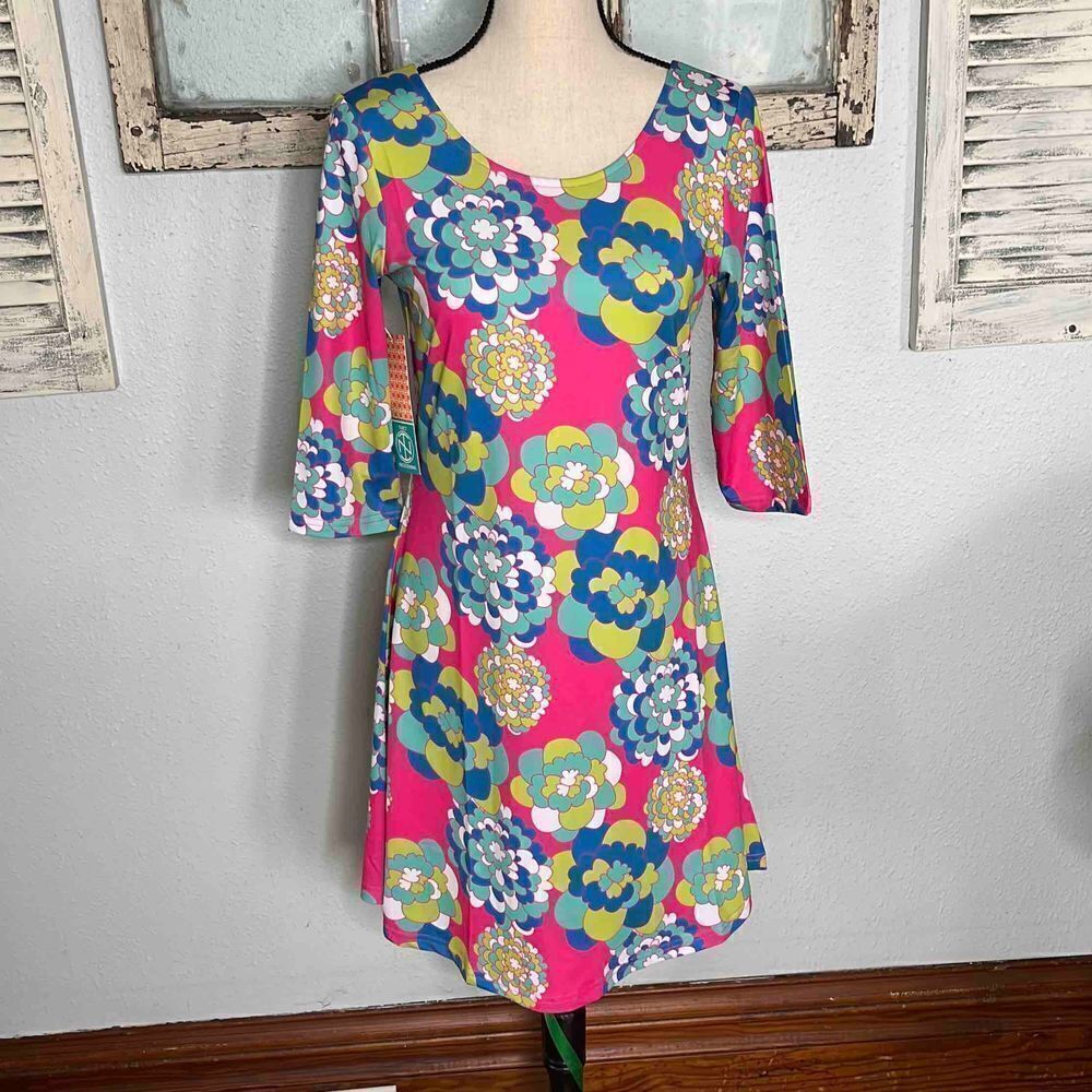NWT Colorful Tracy Negoshian Dress